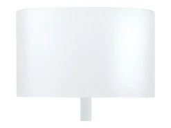 Candeeiro de Pé TOSEL FLORAL metal prateleira cinza D44 x H160 cm
