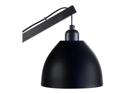 Candeeiro de Pé TOSEL GOTEBORG tecido tripé cinza D45 x H160 cm