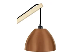 Candeeiro de Pé TOSEL LOT tecido coluna branco D40 x H150 cm