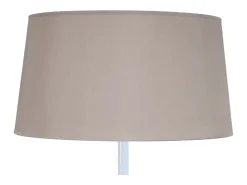 Candeeiro de Pé TOSEL RUHR tecido tripé cinza D40 x H150 cm