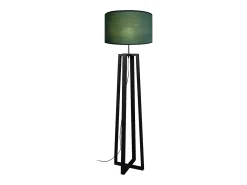 Candeeiro de Pé TOSEL SKARA tecido coluna castanho D51 x H162 cm