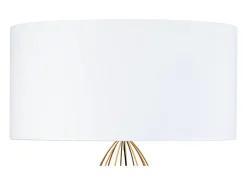 Candeeiro de Pé TOSEL SORANO metal tripé cinza D50 x H157 cm