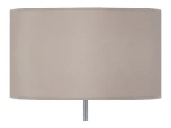 Candeeiro de Pé TOSEL TRIDENT C tecido certo preto D40 x H155 cm