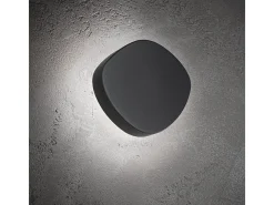 Candeeiro de parede LED Zafferano Ciottolo IP54 7W 890lm 3000K em Alumínio Corten