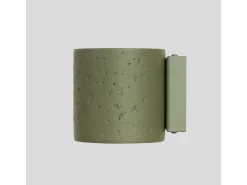Candeeiro de parede Orbis industrial, concreto - 1 lichtbronnen - L.10 x H.10 cm - verde-oliva