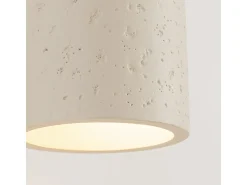 Candeeiro de parede Orbis industrial, concreto - 1 lichtbronnen - L.10 x H.10 cm - bege