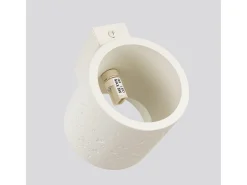 Candeeiro de parede Orbis industrial, concreto - 1 lichtbronnen - L.10 x H.10 cm - bege