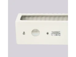 Candeeiro de parede Rigata moderno, cerâmica - 1 lichtbronnen - L.34 x H.10 cm - bege