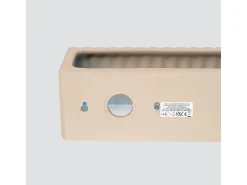 Candeeiro de parede Rigata moderno, cerâmica - 1 lichtbronnen - L.34 x H.10 cm - taupe