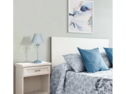 Candeeiro de sala TOSEL PADUA tecido oval cobre D40 x H53 cm