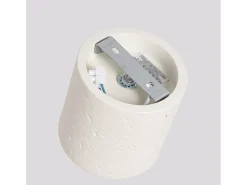 Candeeiro de teto Orbis industrial, concreto - 1 lichtbronnen - L.10 x H.10 cm - bege