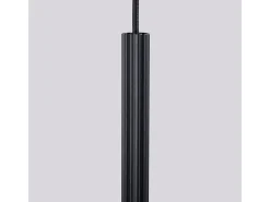 Candeeiro suspenso Arche moderno, aço - 2 lichtbronnen - L.15 x H.118 cm - preto