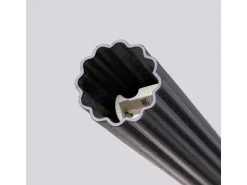 Candeeiro suspenso Arche moderno, aço - 2 lichtbronnen - L.15 x H.118 cm - preto