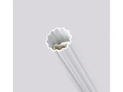 Candeeiro suspenso Arche moderno, aço - 2 lichtbronnen - L.15 x H.118 cm - branco