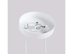 Candeeiro suspenso Arche moderno, aço - 2 lichtbronnen - L.15 x H.118 cm - branco