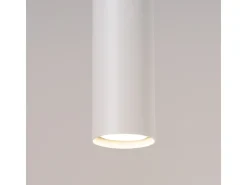 Candeeiro suspenso Lagos moderno, aço - 2 lichtbronnen - L.15 x H.118 cm - branco