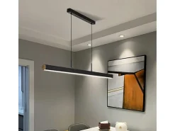 Candeeiro Suspenso Led Toolight App1448-Cp Black 100Cm