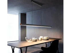 Candeeiro Suspenso Led Toolight App1448-Cp Black 100Cm