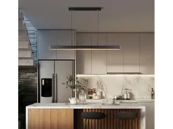 Candeeiro Suspenso Led Toolight App1448-Cp Black 100Cm