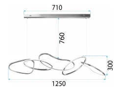 Candeeiro Suspenso Toolight App1054-Cp Gold