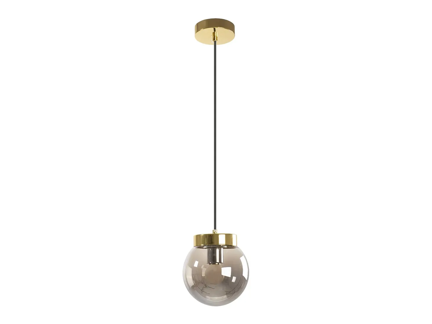 Candeeiro Suspenso Toolight App1151-1Cp Gold Grey