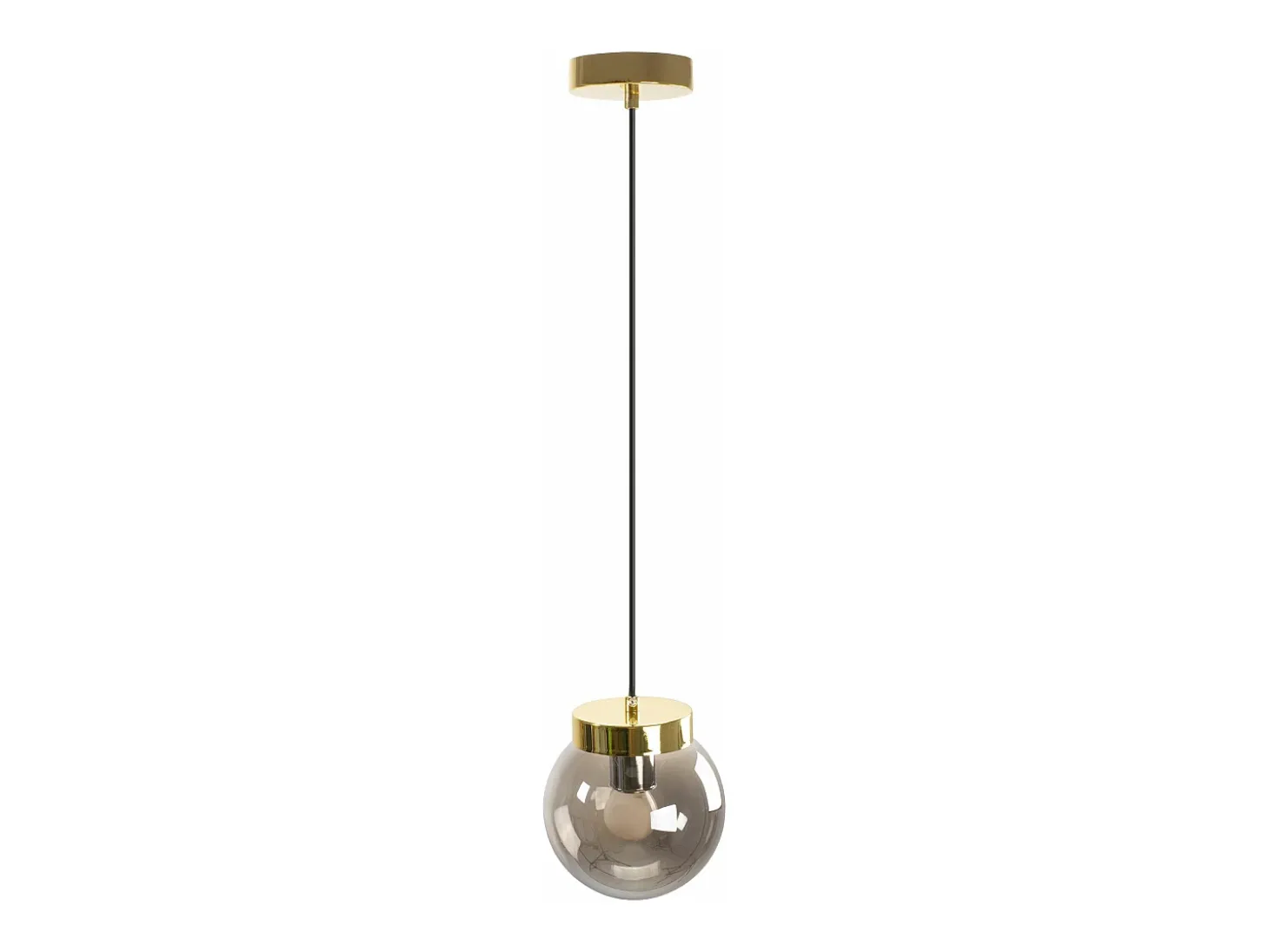 Candeeiro Suspenso Toolight App1151-1Cp Gold Grey