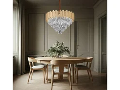 Candeeiro Suspenso Toolight G052-Cp Gold 60Cm