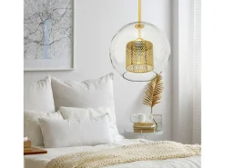 Candeeiro Suspenso Toolight App556-1Cp 30Cm Gold