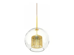 Candeeiro Suspenso Toolight App556-1Cp 30Cm Gold