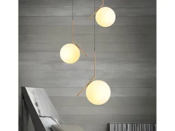 Candeeiro Suspenso Toolight G106-1W Gold White