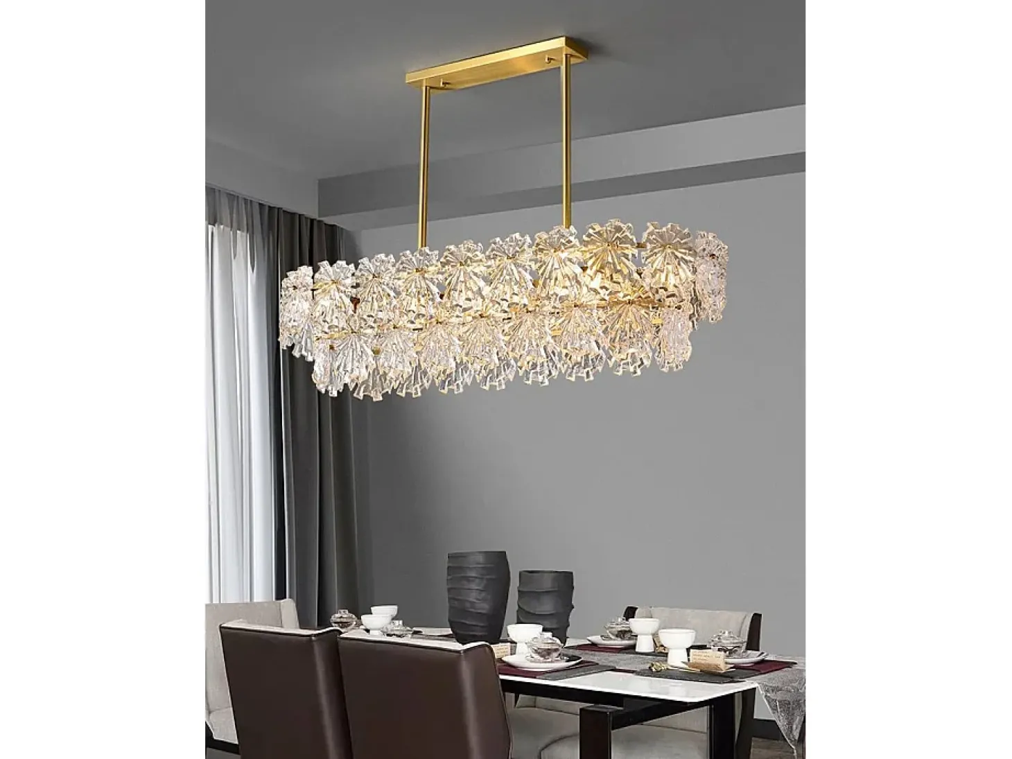 Candeeiro Suspenso Toolight App1198-4Cp Gold