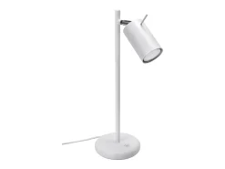 Candeeiros de mesa Briix moderno, aço - 1 fontes de luz 4000K - L.14.5 x H.43 cm - branco