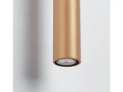 Candeeiros de parede Brill moderno, aço - 2 fontes de luz 3000K - L.2.5 x H.50 cm - dourado