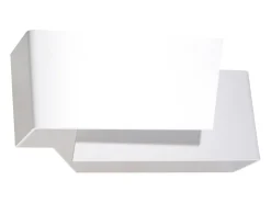Candeeiros de parede Foldeko moderno, aço - 1 fontes de luz 3000K - L.20 x H.10 cm - branco