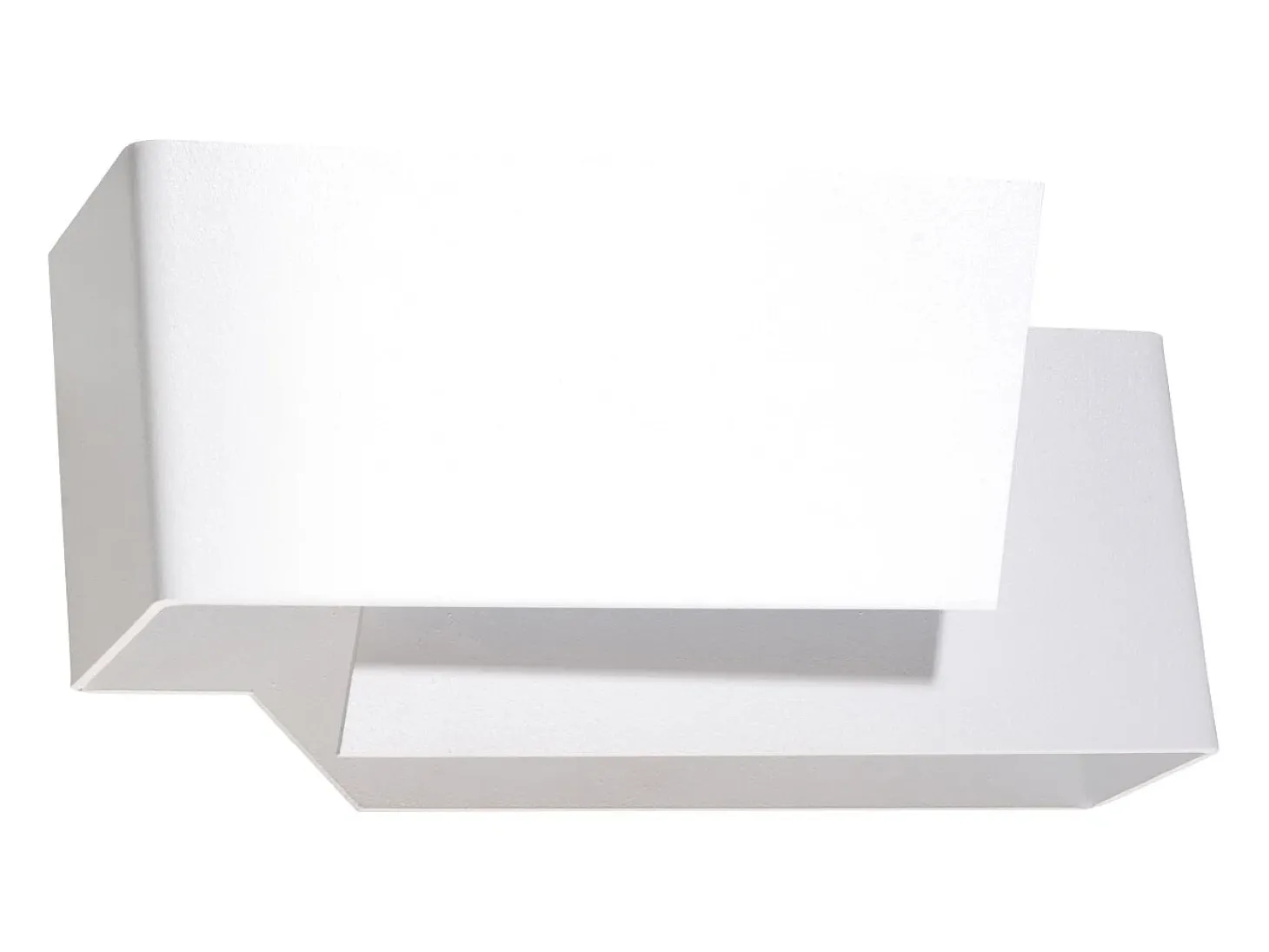 Candeeiros de parede Foldeko moderno, aço - 1 fontes de luz 3000K - L.20 x H.10 cm - branco