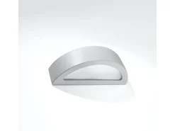 Candeeiros de parede Gloim moderno, cerâmica/vidro - 1 fontes de luz 3000K - L.40.5 x H.10 cm - cinza