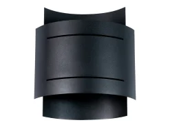 Candeeiros de parede Ignisra moderno, aço - 1 fontes de luz 4000K - L.21 x H.23 cm - preto