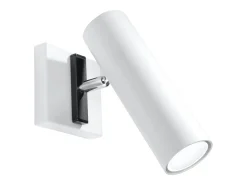 Candeeiros de parede Invicta moderno, aço - 1 fontes de luz 4000K - L.8 x H.20 cm - branco