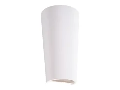 Candeeiros de parede Lanoo moderno, cerâmica - 1 fontes de luz 3000K - L.16.5 x H.29 cm - branco