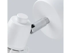 Candeeiros de parede Lunova moderno, aço - 1 fontes de luz 4000K - L.18 x H.18 cm - branco