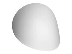 Candeeiros de parede Perceptix moderno, aço - 2 fontes de luz 4000K - L.25 x H.29 cm - branco