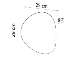 Candeeiros de parede Perceptix moderno, aço - 2 fontes de luz 4000K - L.25 x H.29 cm - branco