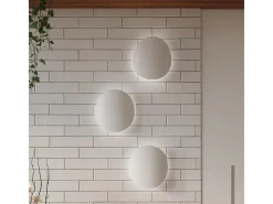 Candeeiros de parede Perceptix moderno, aço - 2 fontes de luz 4000K - L.25 x H.29 cm - branco