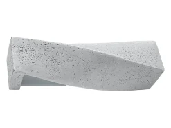 Candeeiros de parede Sigmonix moderno, concreto - 2 fontes de luz 3000K - L.42 x H.14 cm - cinza