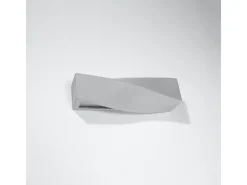Candeeiros de parede Sigmonix moderno, cerâmica/vidro - 1 fontes de luz 3000K - L.42 x H.14 cm - cinza