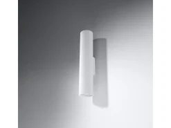 Candeeiros de parede Toris moderno, aço - 2 fontes de luz 3000K - L.6 x H.30 cm - branco