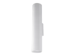 Candeeiros de parede Toris moderno, aço - 2 fontes de luz 3000K - L.6 x H.30 cm - branco