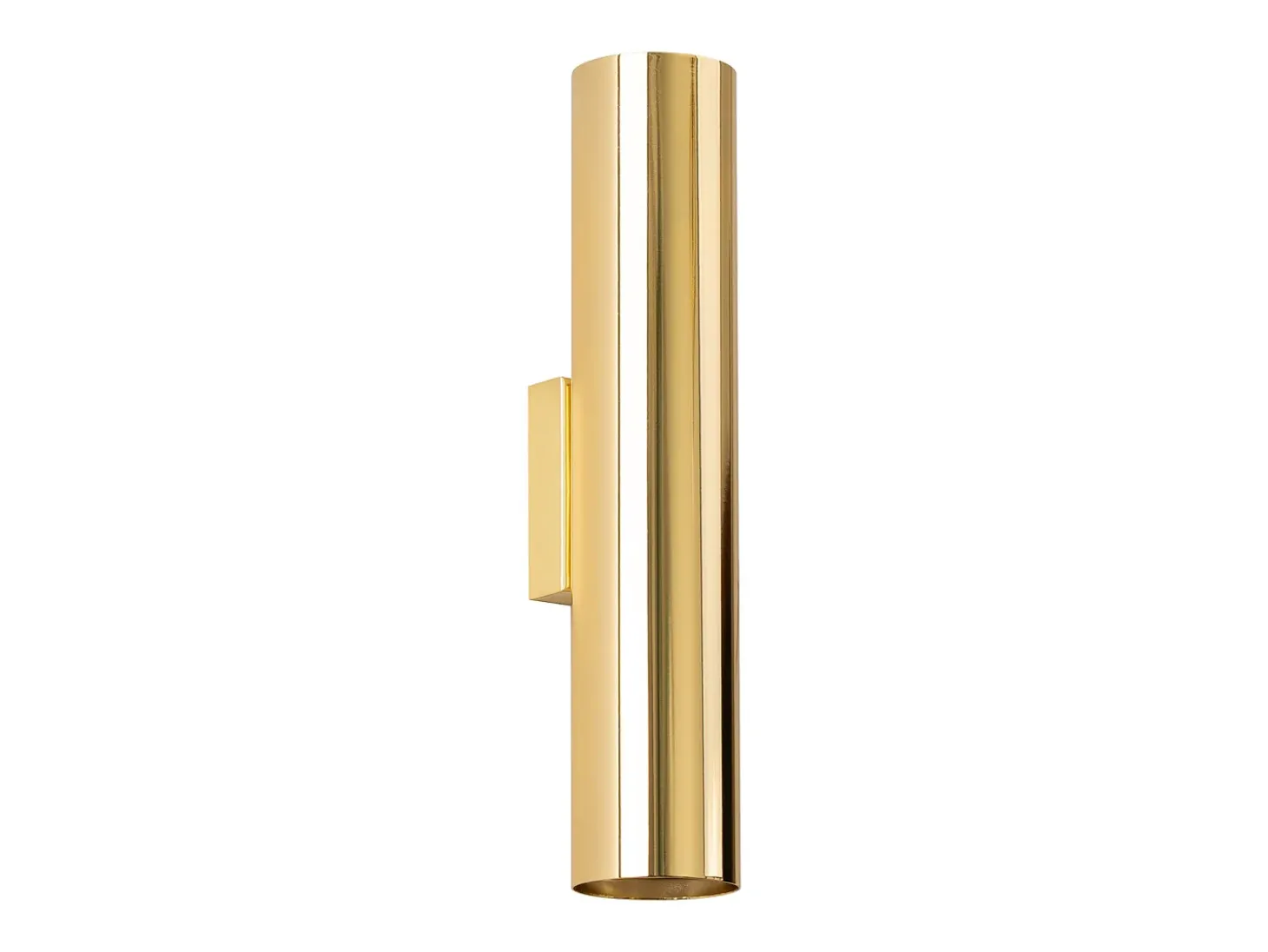 Candeeiros de parede Toris moderno, aço - 2 fontes de luz 3000K - L.6 x H.30 cm - brilho dourado