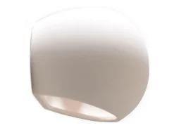 Candeeiros de parede Torix moderno, cerâmica - 1 fontes de luz 4000K - L.18 x H.14.5 cm - branco