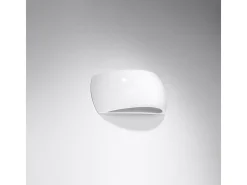Candeeiros de parede Torow moderno, cerâmica - 1 fontes de luz 3000K - L.32 x H.13.5 cm - branco